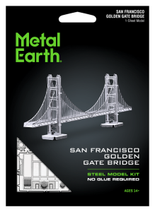 Metal Earth, Most Golden Gate Bridge model do składania metalowy.