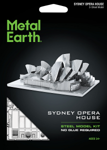 Metal Earth Opera Sydney Opera House model do składania.