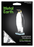 Metal Earth, Pingwin Metalowy model do składania.