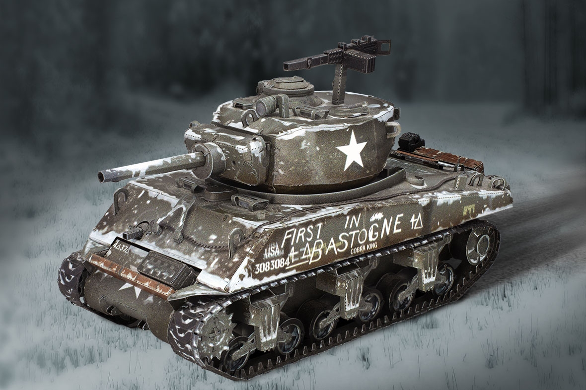 Metal Earth Czołg M4 Sherman Metalowy model do składania., Sklep ...