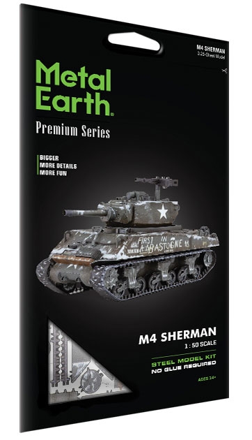 Metal Earth Czołg M4 Sherman Metalowy model do składania., Sklep ...