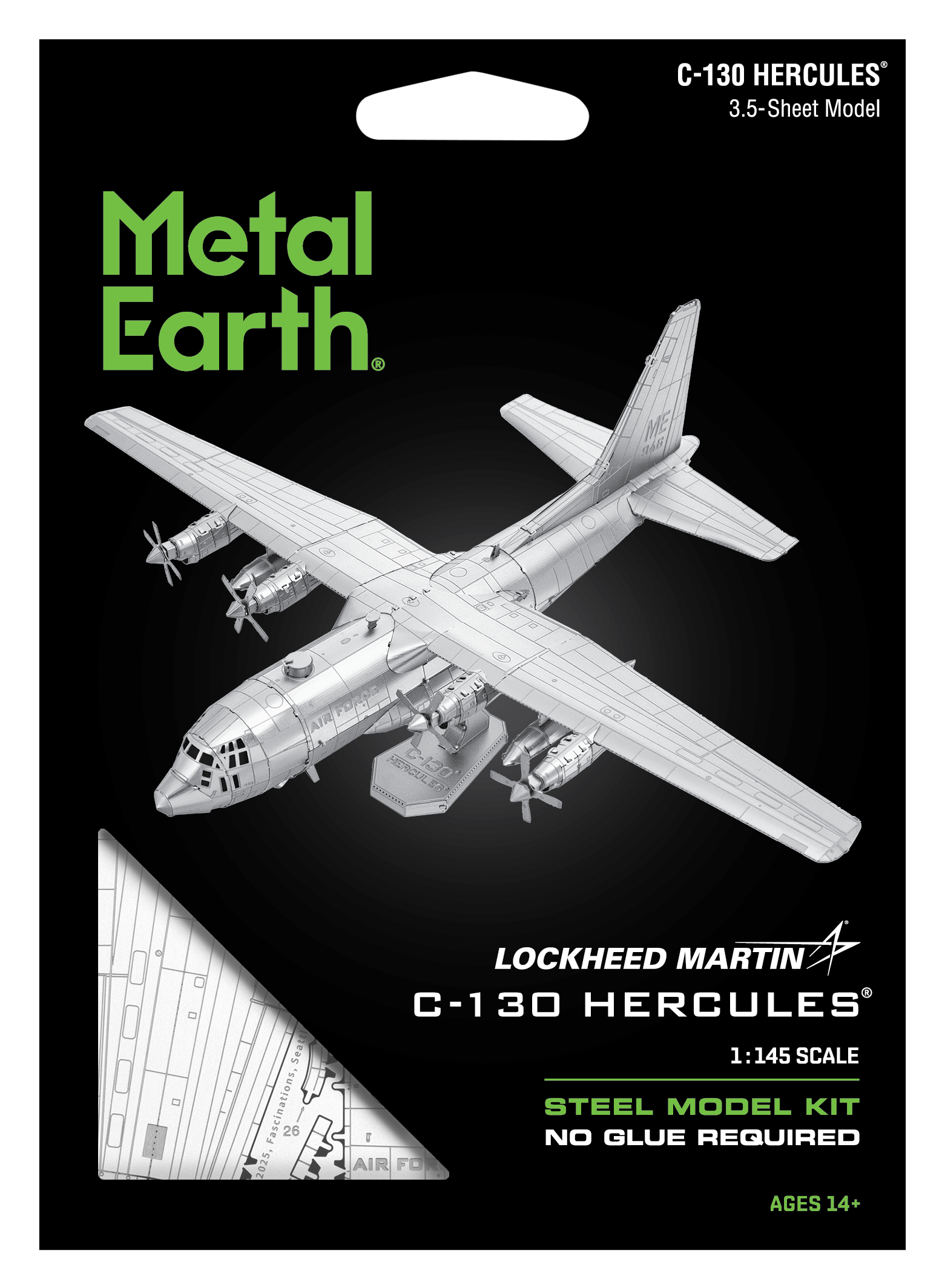 Metal Earth, C-130 Hercules Metalowy model do składania., Sklep ...
